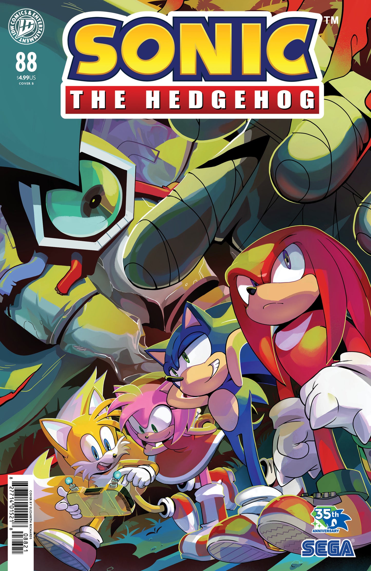 SONIC THE HEDGEHOG #88 VARIANT B (RICHARDS) (IDW Publishing 2026) Comic