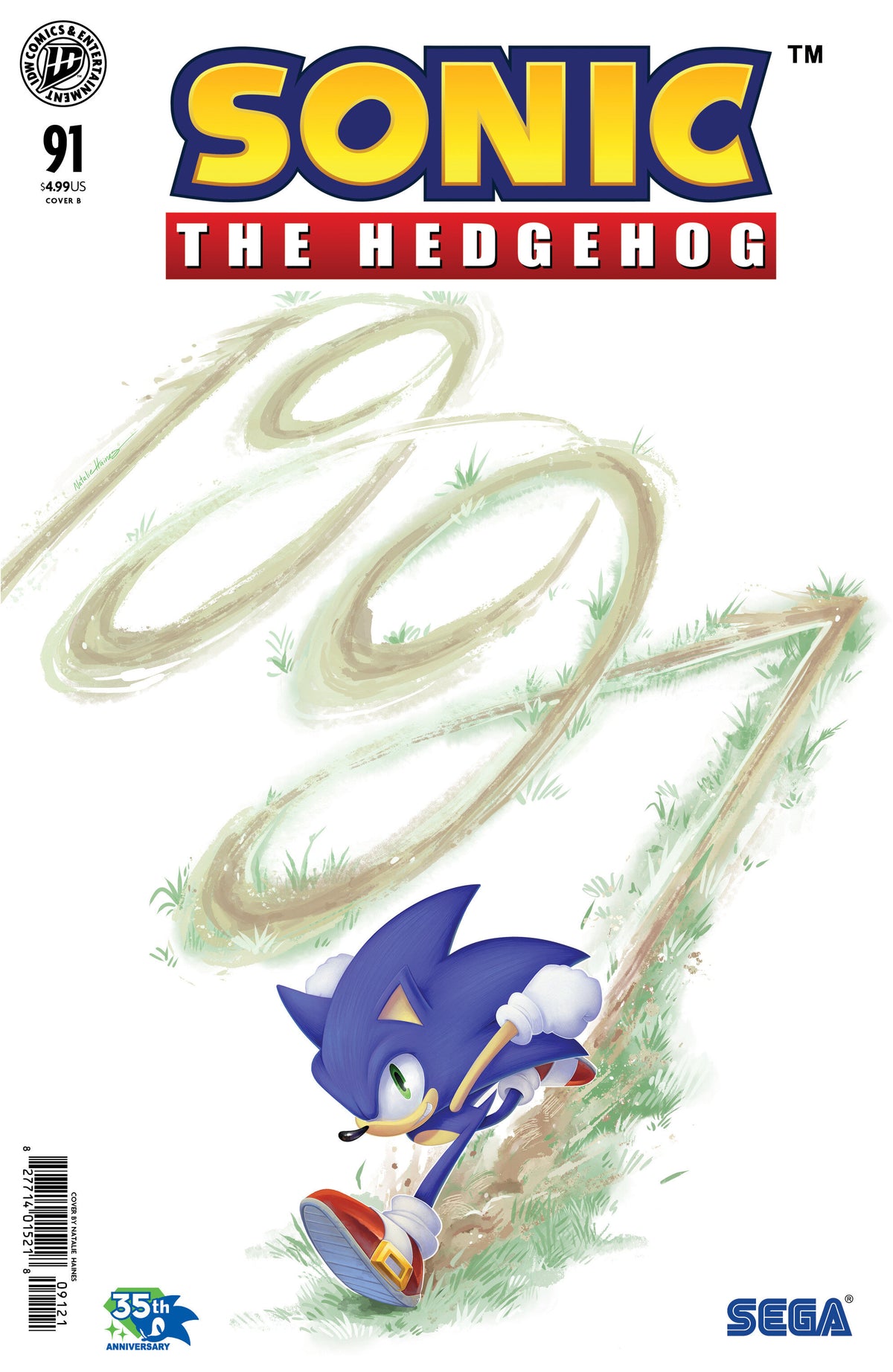 SONIC THE HEDGEHOG #91 VARIANT B (HAINES) (IDW Publishing 2026) 1st Print Comic