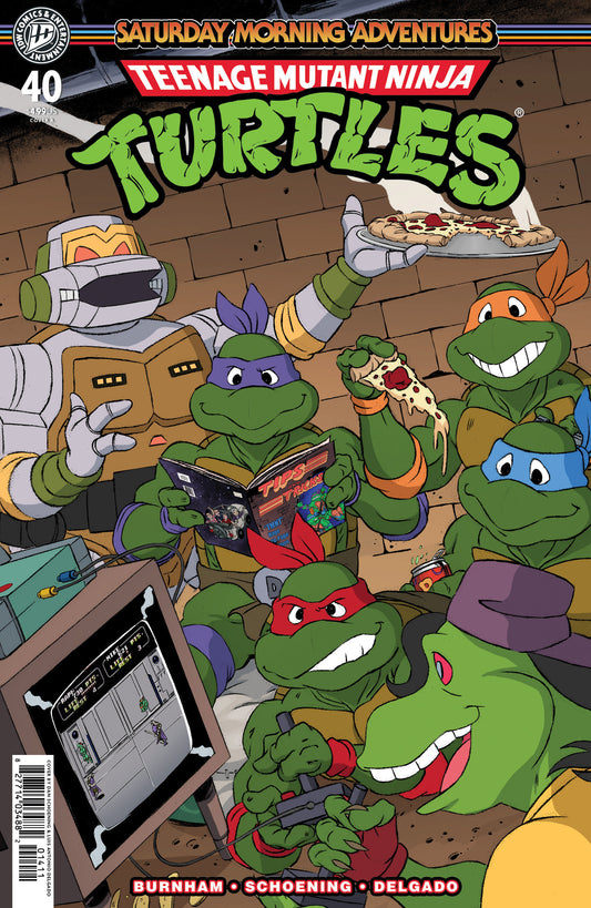 TEENAGE MUTANT NINJA TURTLES: SATURDAY MORNING ADVENTURES #40 COVER A