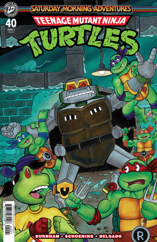 TEENAGE MUTANT NINJA TURTLES: SATURDAY MORNING ADVENTURES #40 VARIANT B