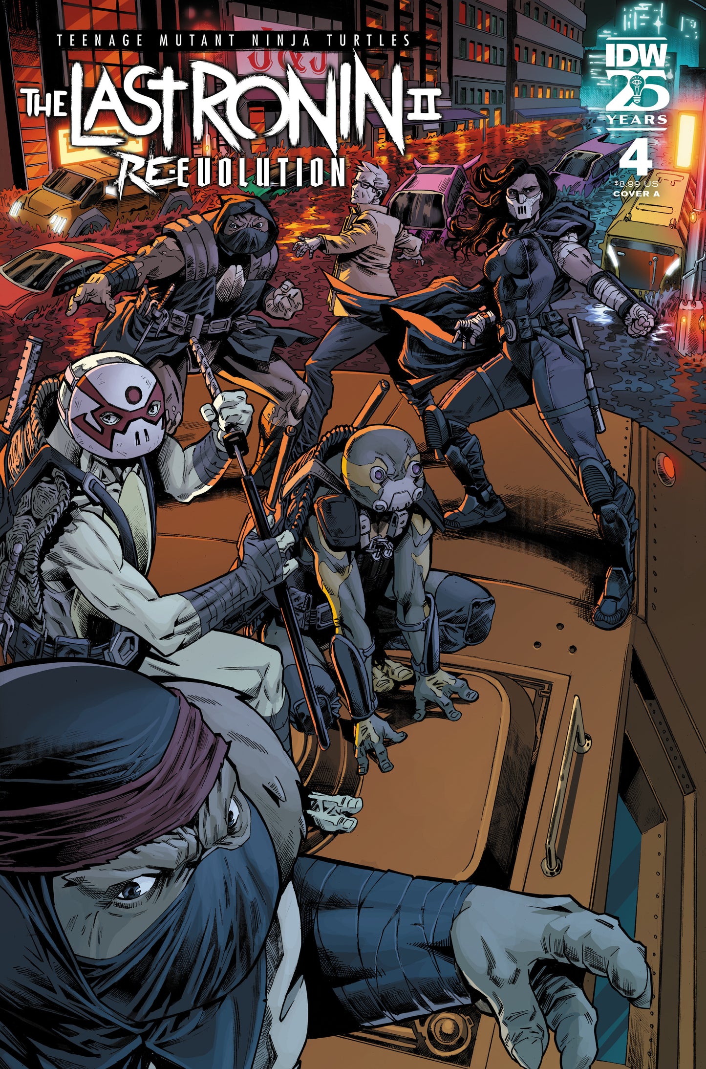 TEENAGE MUTANT NINJA TURTLES: THE LAST RONIN II--RE-EVOLUTION #4 COVER A (ESCORZAS)