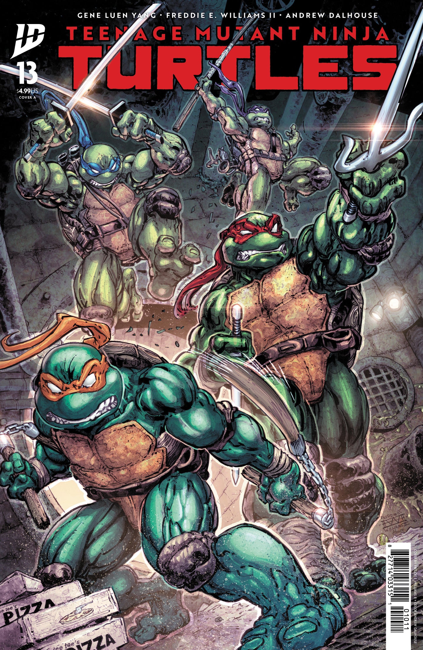 TEENAGE MUTANT NINJA TURTLES #13 COVER A (WILLIAMS II)