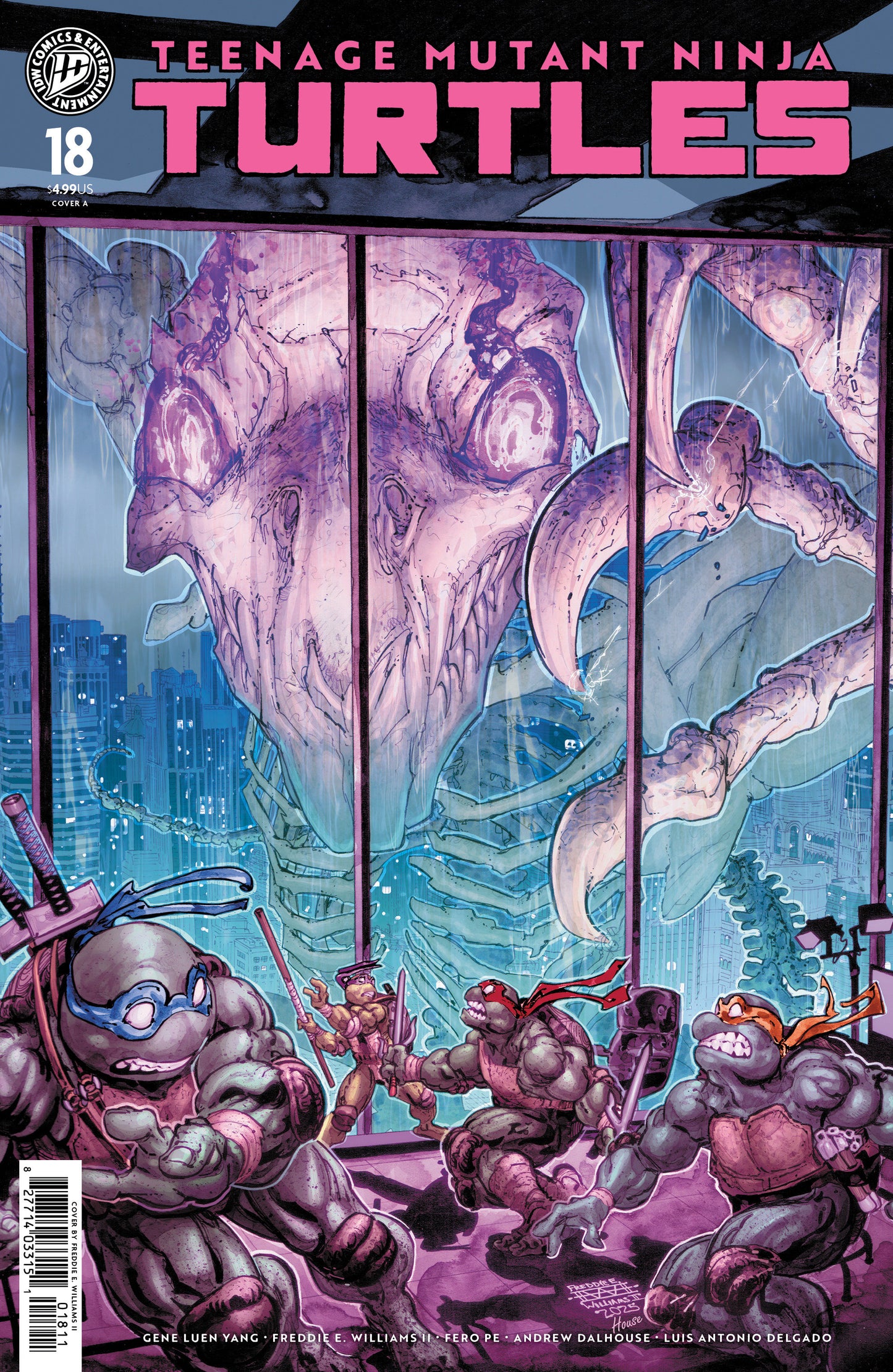 TEENAGE MUTANT NINJA TURTLES #18 COVER A (WILLIAMS II) (IDW 2026) Comic