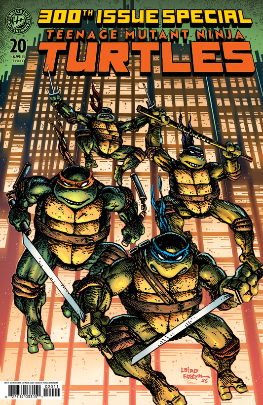 TEENAGE MUTANT NINJA TURTLES #20: 300TH ISSUE SPECIAL VARIANT B (EASTMAN & LAIRD