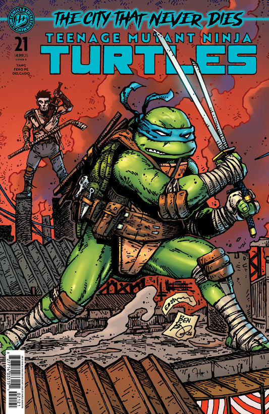 TEENAGE MUTANT NINJA TURTLES #21 VARIANT B (EASTMAN & BISHOP) (IDW 2026) Comic