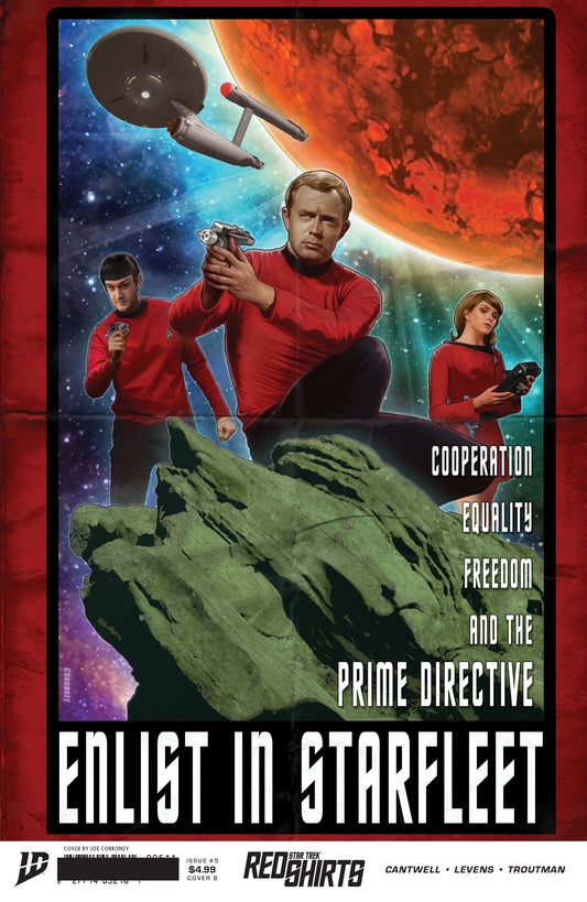 STAR TREK: RED SHIRTS #5 VARIANT B (CORRONEY FEDERATION RECRUITMENT)