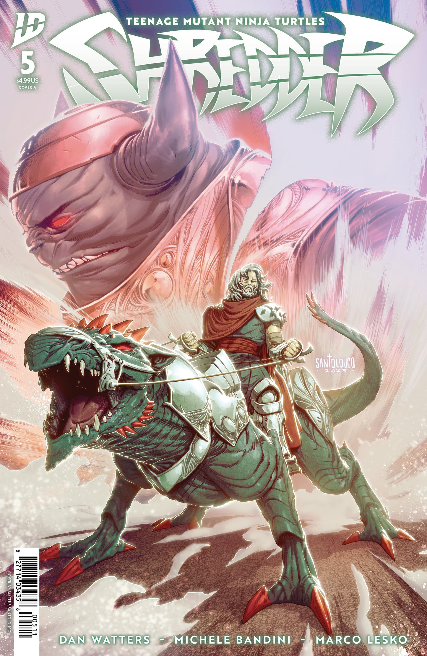 TEENAGE MUTANT NINJA TURTLES: SHREDDER #5 COVER A (SANTOLOUCO) (IDW 2026) Comic