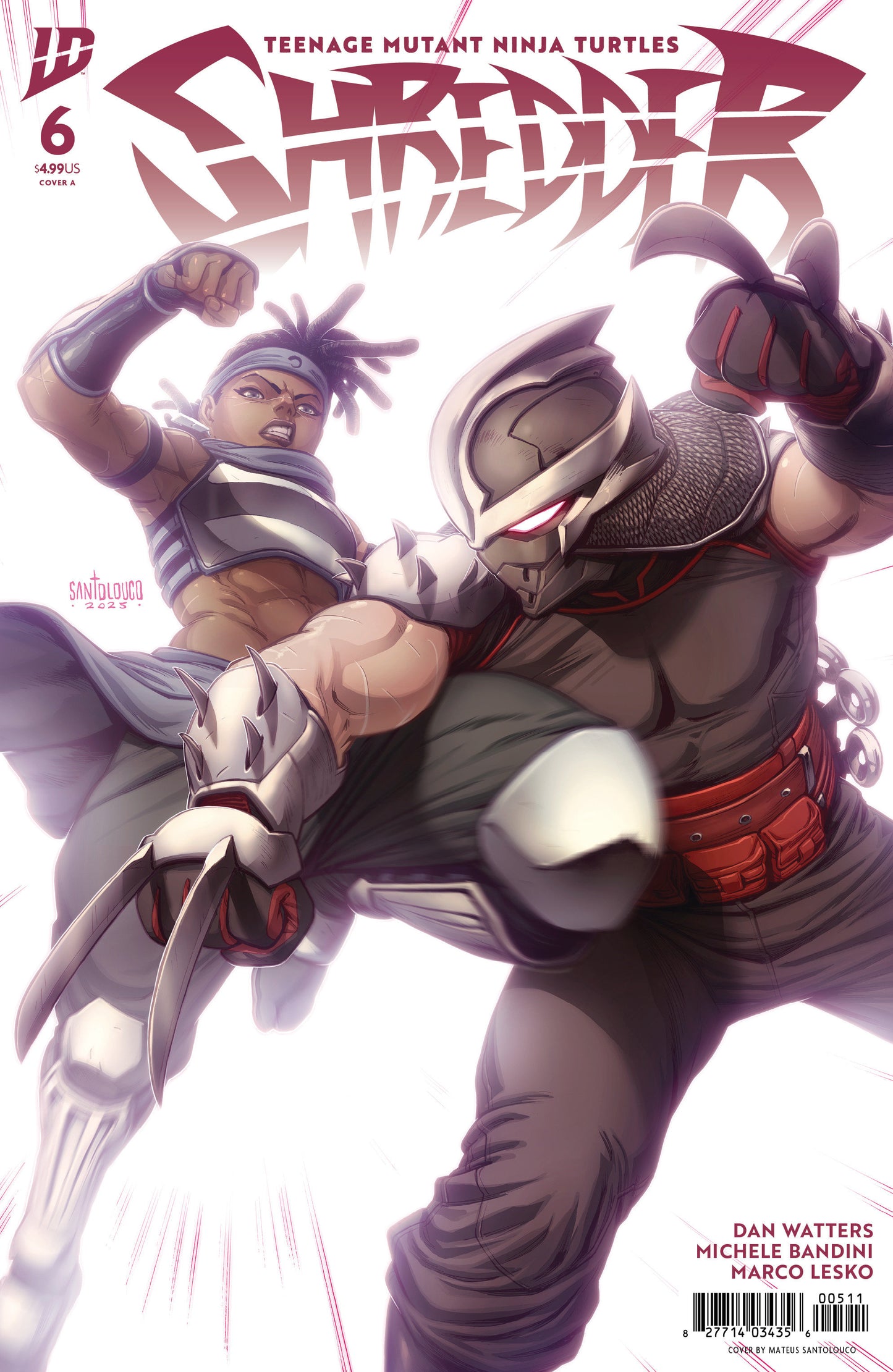 TEENAGE MUTANT NINJA TURTLES: SHREDDER #6 COVER A (SANTOLOUCO) (IDW 2026) Comic