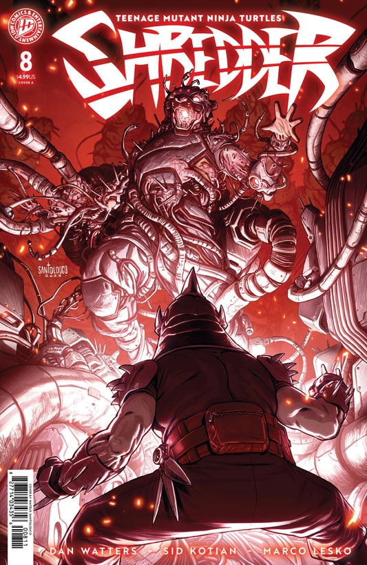 TEENAGE MUTANT NINJA TURTLES: SHREDDER #8 COVER A (SANTOLOUCO) (IDW 2026) Comic