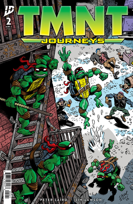 TEENAGE MUTANT NINJA TURTLES: JOURNEYS #2 VARIANT B (LAWSON)