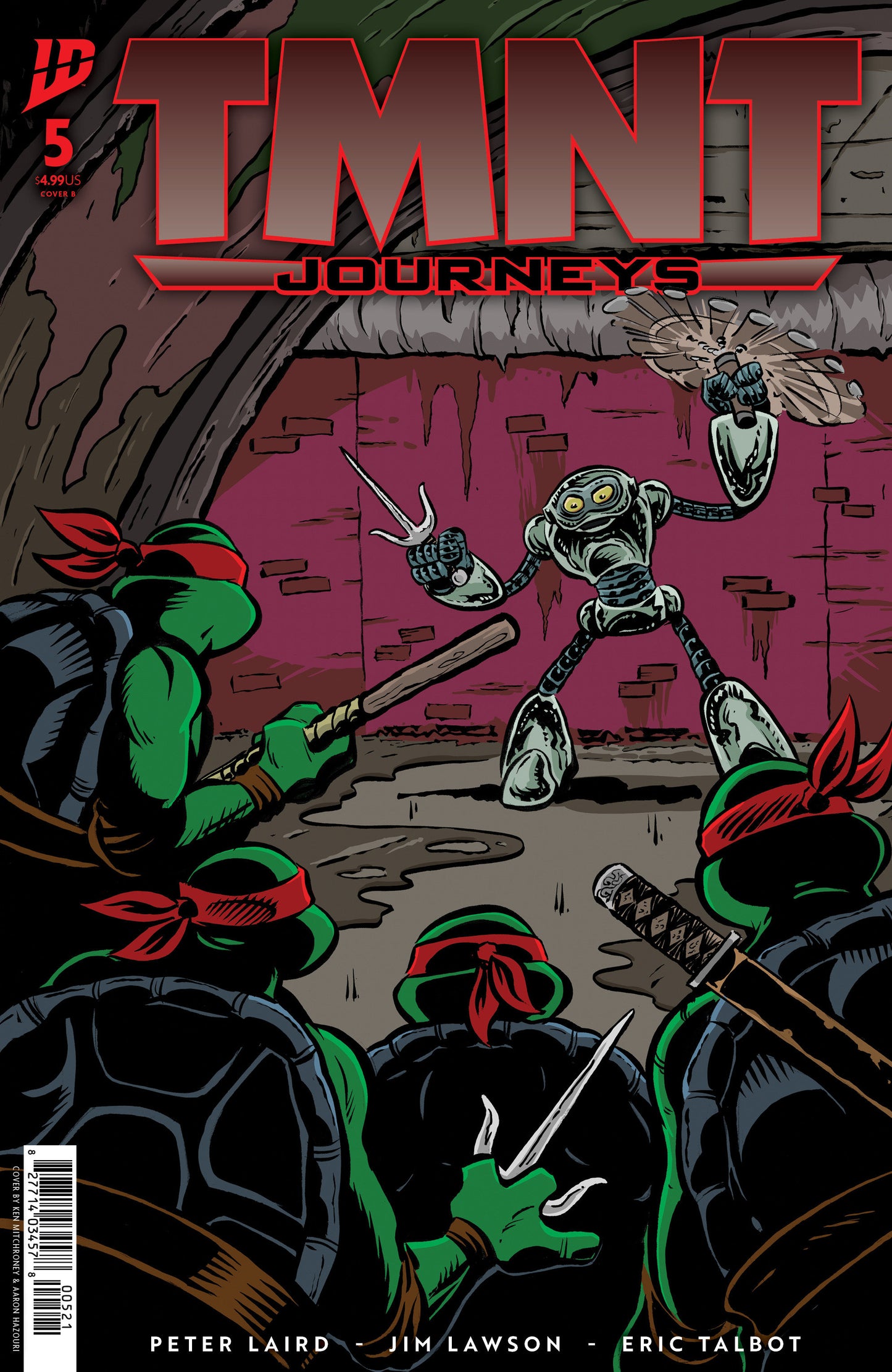 TEENAGE MUTANT NINJA TURTLES: JOURNEYS #5 VARIANT B (IDW Publishing 2026) Comic