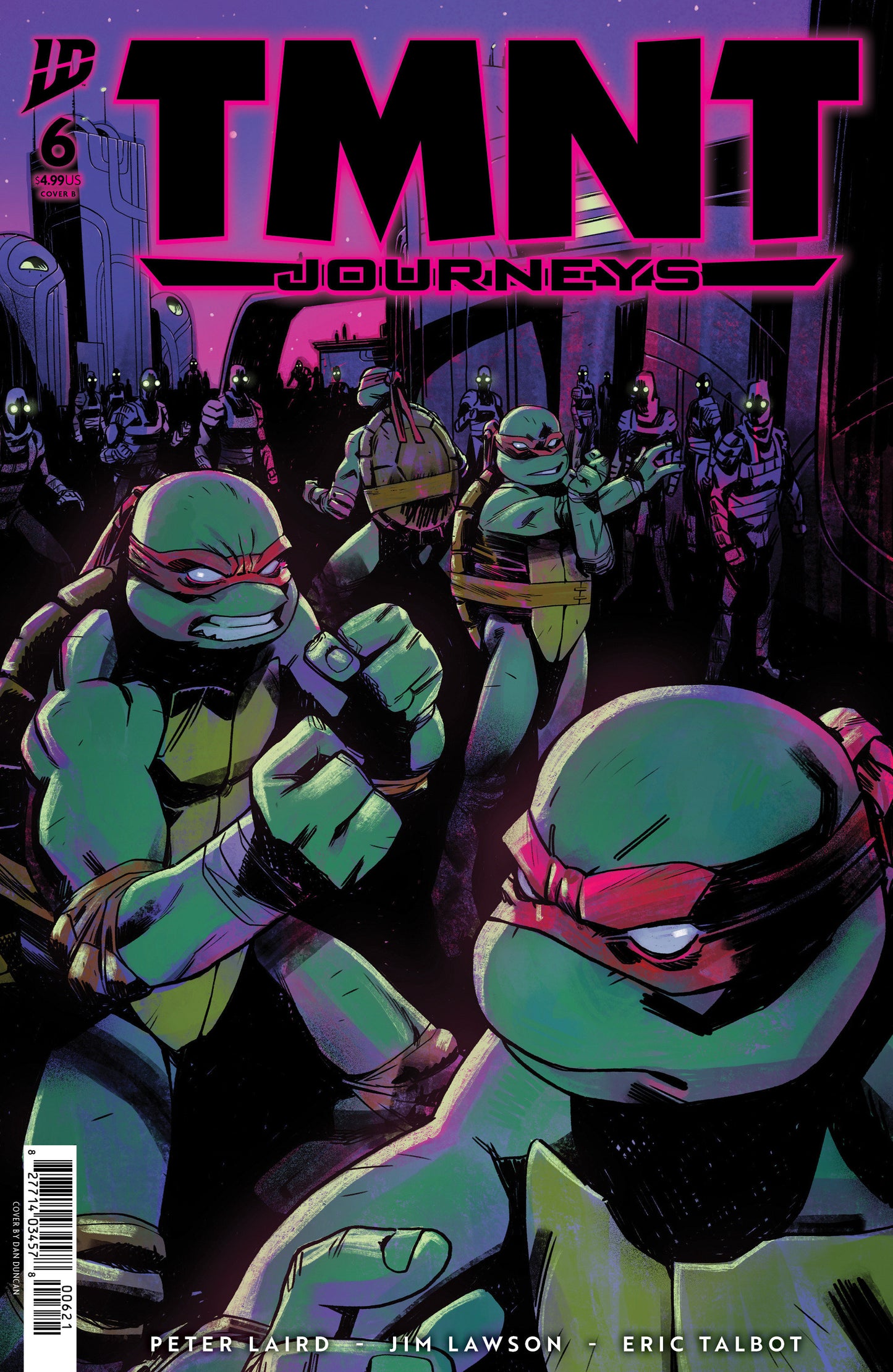 TEENAGE MUTANT NINJA TURTLES: JOURNEYS #6 VARIANT B (DUNCAN) (IDW 2026) Comic