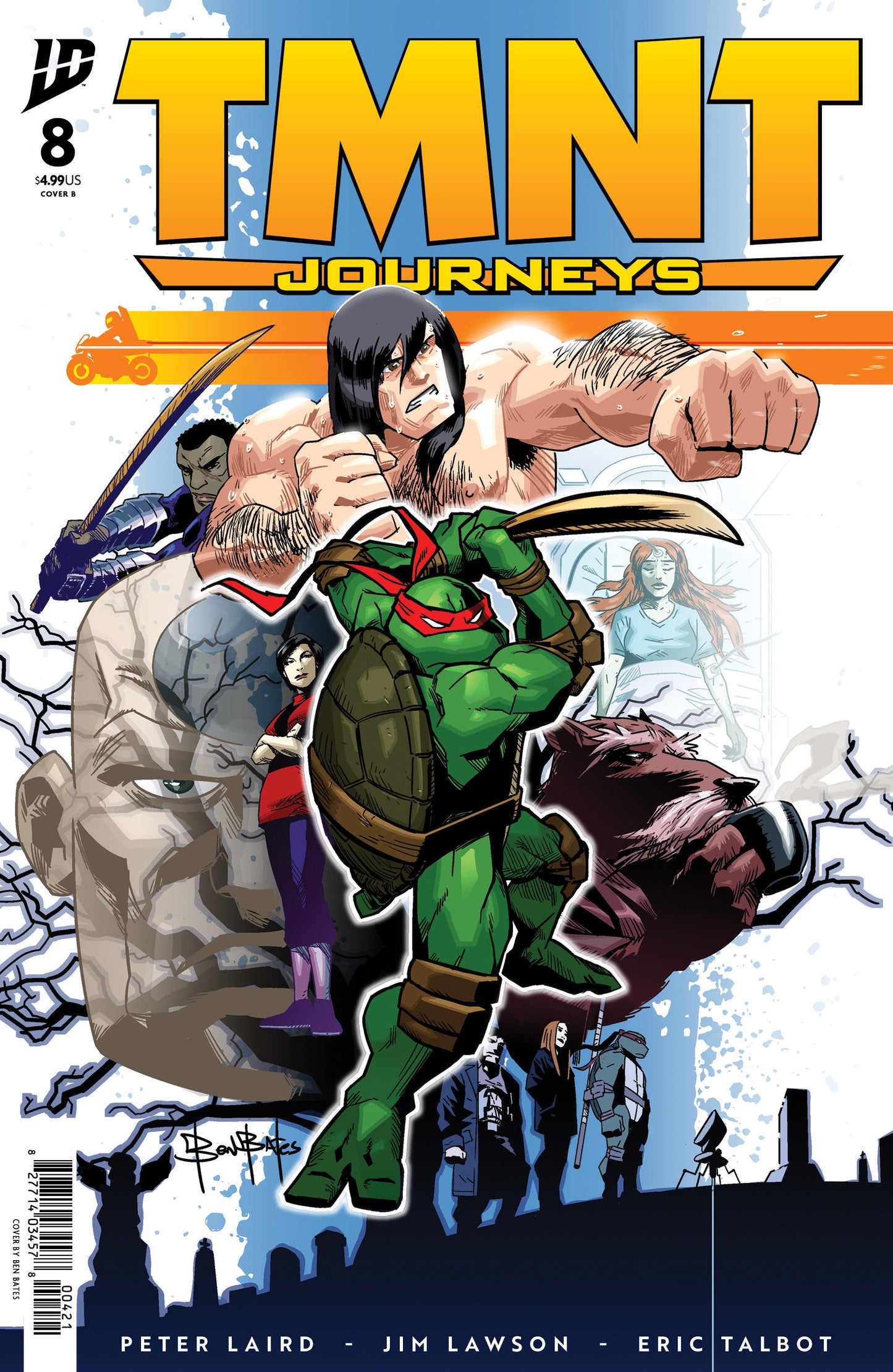 TEENAGE MUTANT NINJA TURTLES: JOURNEYS #8 VARIANT B (BATES) (IDW 2026) Comic
