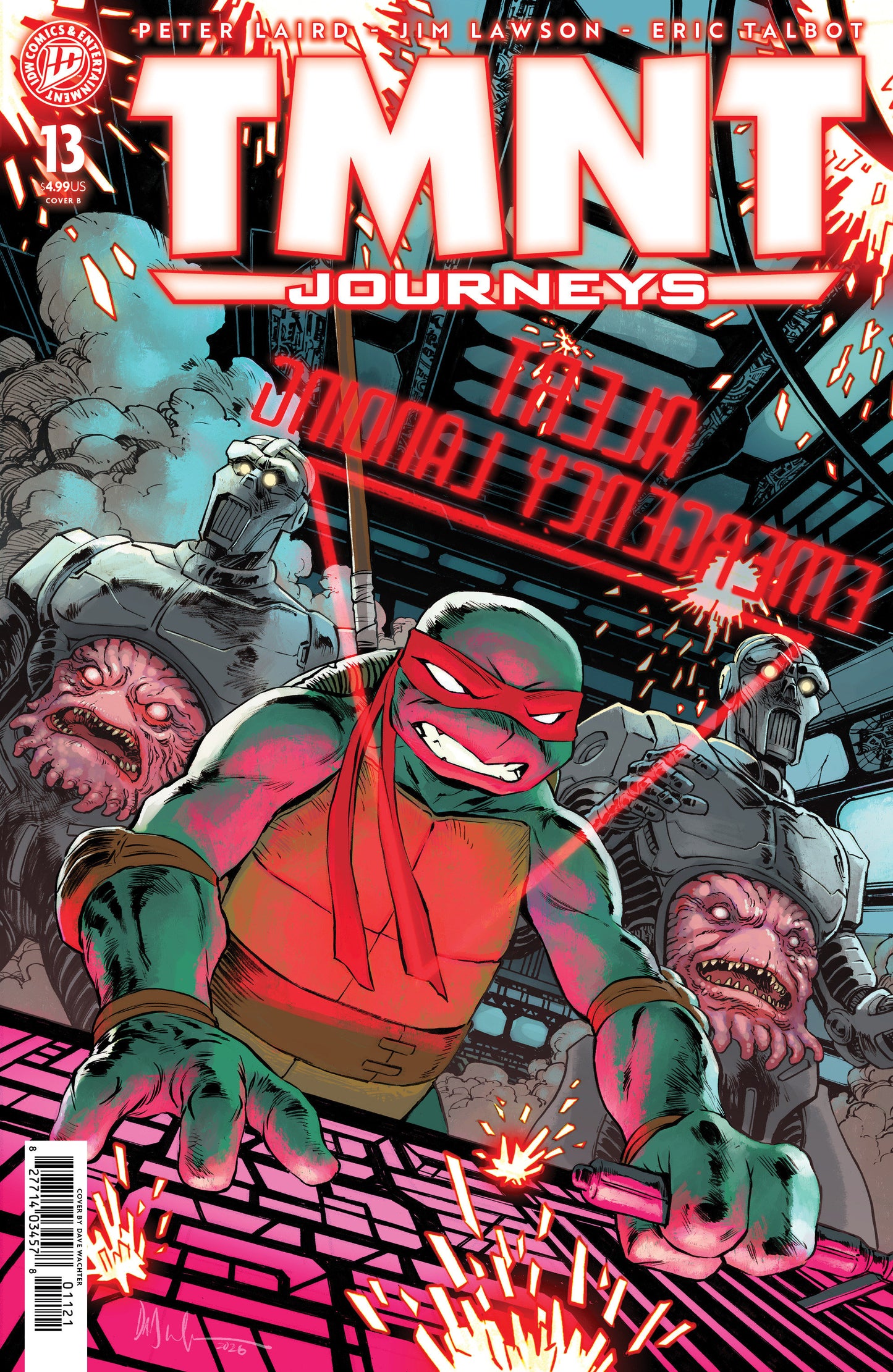 TEENAGE MUTANT NINJA TURTLES: JOURNEYS #13 VARIANT B (WACHTER) (IDW 2026) Comic