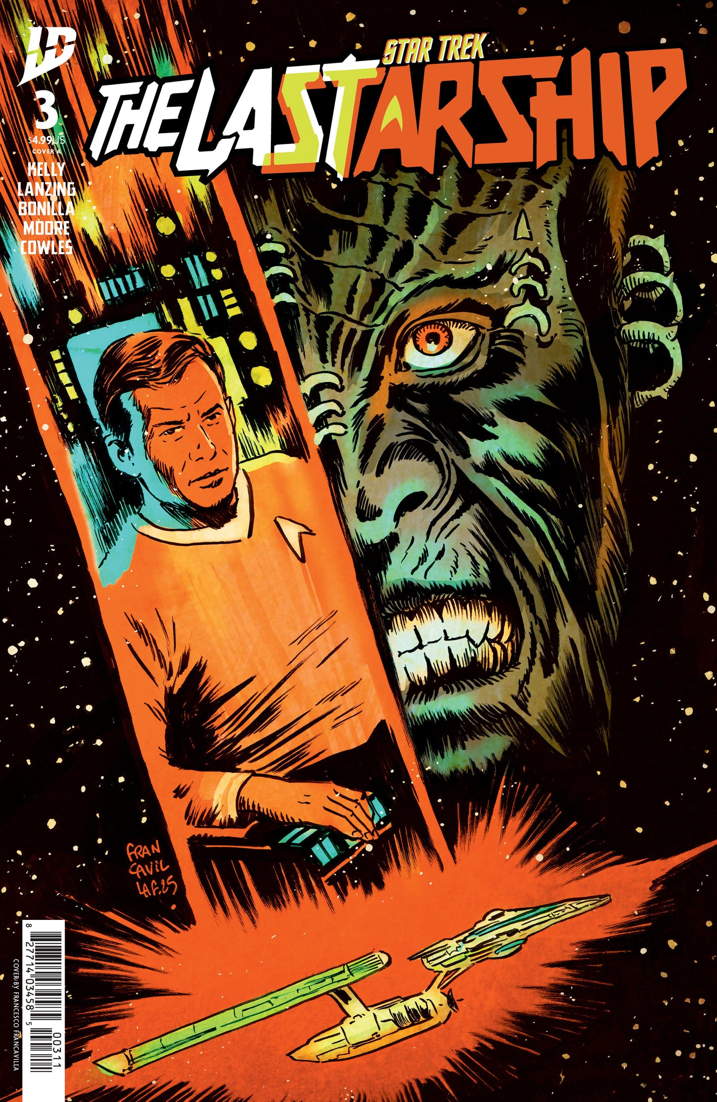 STAR TREK: THE LAST STARSHIP #3 COVER A (FRANCAVILLA) (IDW 2025) Comic