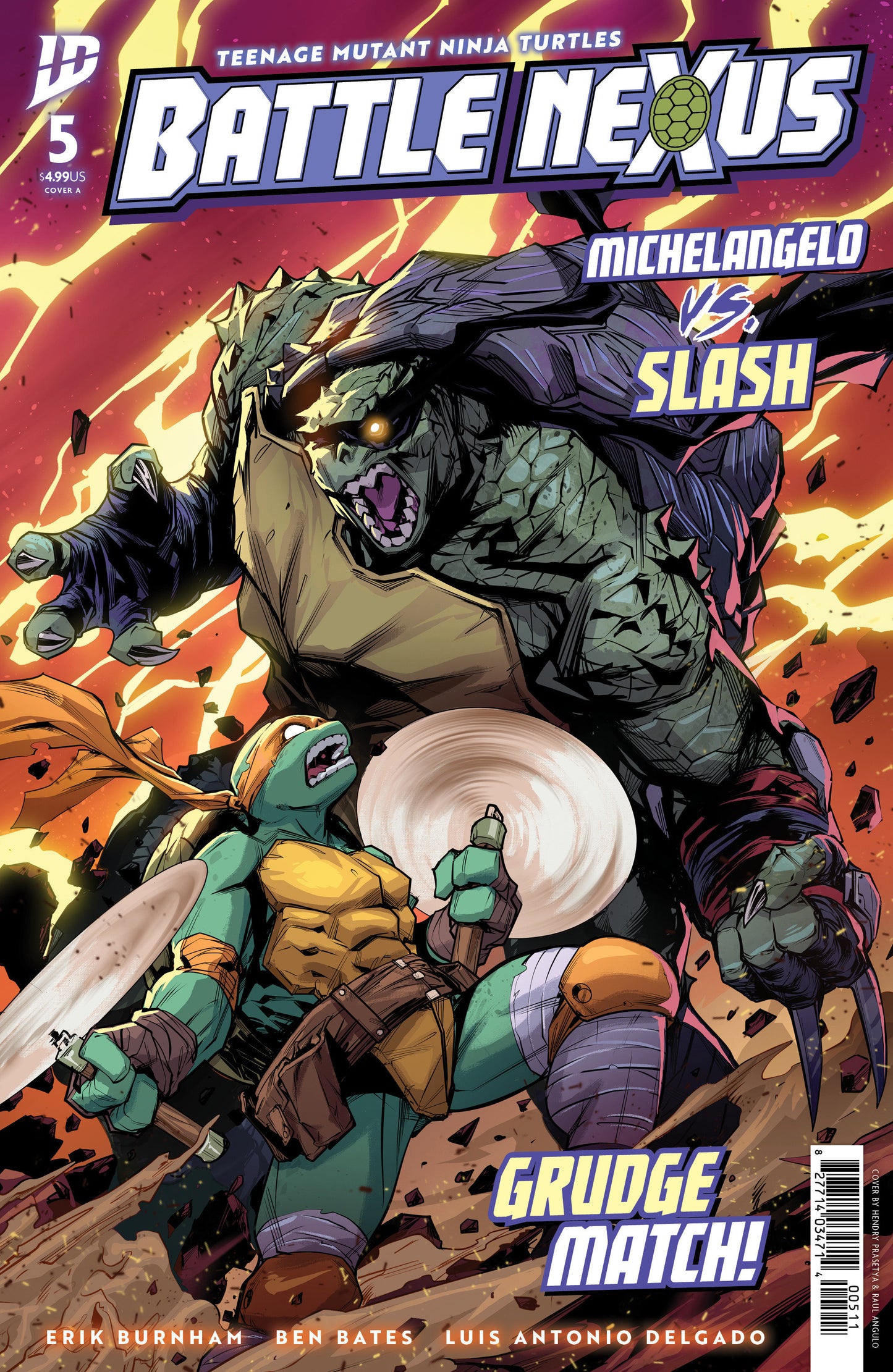TEENAGE MUTANT NINJA TURTLES: BATTLE NEXUS #5 COVER A (PRASETYA) (2026) Comic