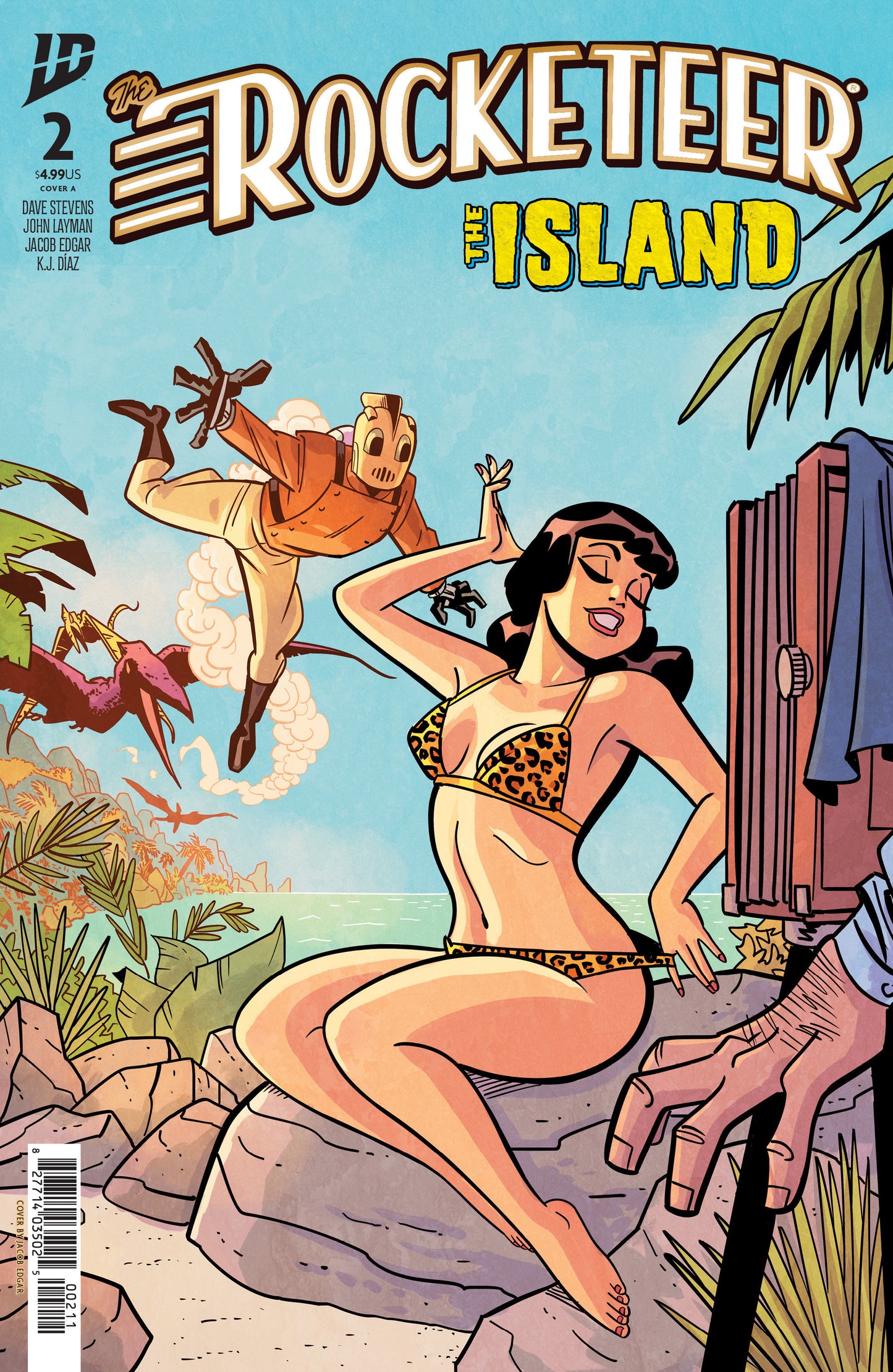 THE ROCKETEER: THE ISLAND #2 COVER A (EDGAR) (IDW Publishing 2026) Comic