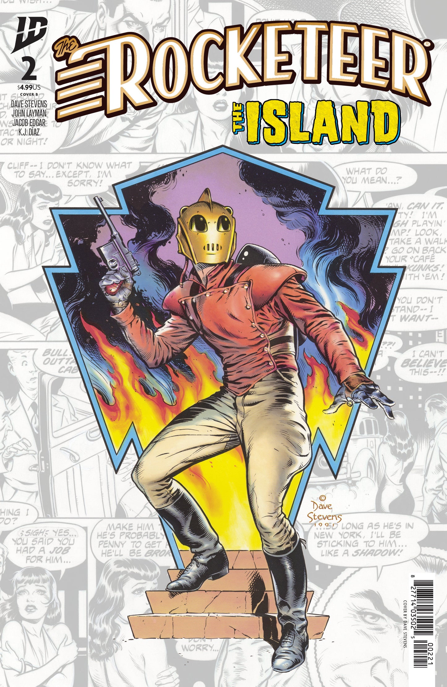 THE ROCKETEER: THE ISLAND #2 VARIANT B (STEVENS) (IDW Publishing 2026) Comic