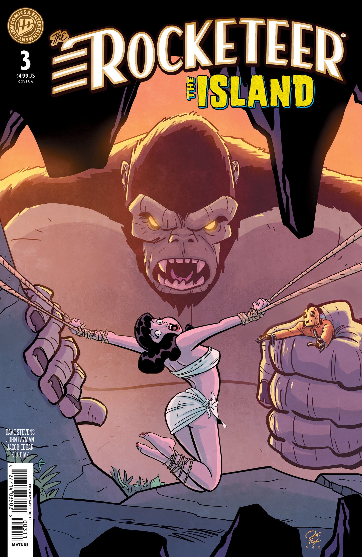 THE ROCKETEER: THE ISLAND #3 COVER A (EDGAR) (IDW Publishing 2026) Comic
