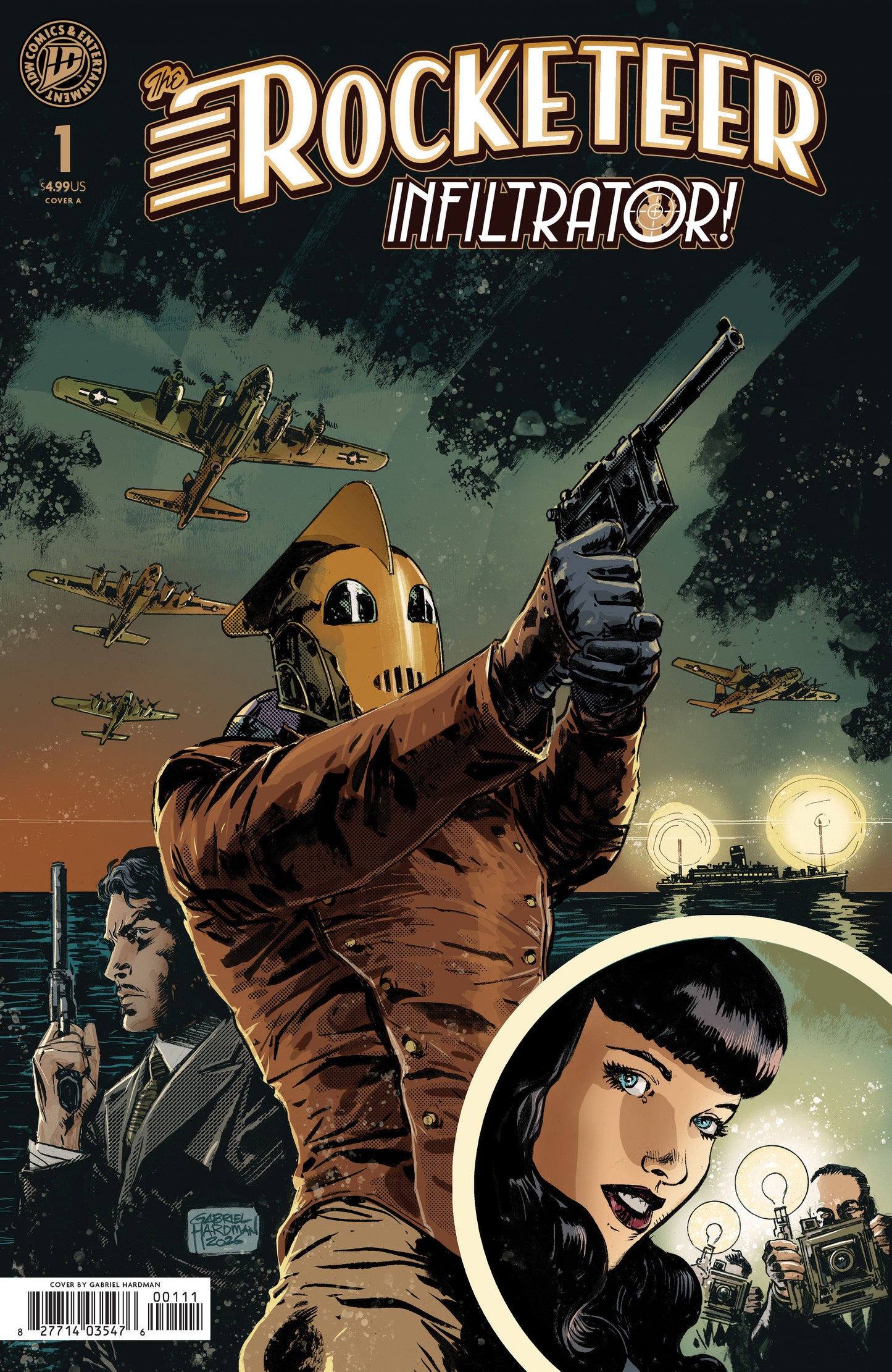 THE ROCKETEER: INFILTRATOR! #1 COVER A (HARDMAN) (IDW Publishing 2026) Comic