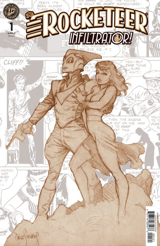 THE ROCKETEER: INFILTRATOR! #1 VARIANT B (STEVENS) (IDW Publishing 2026) Comic