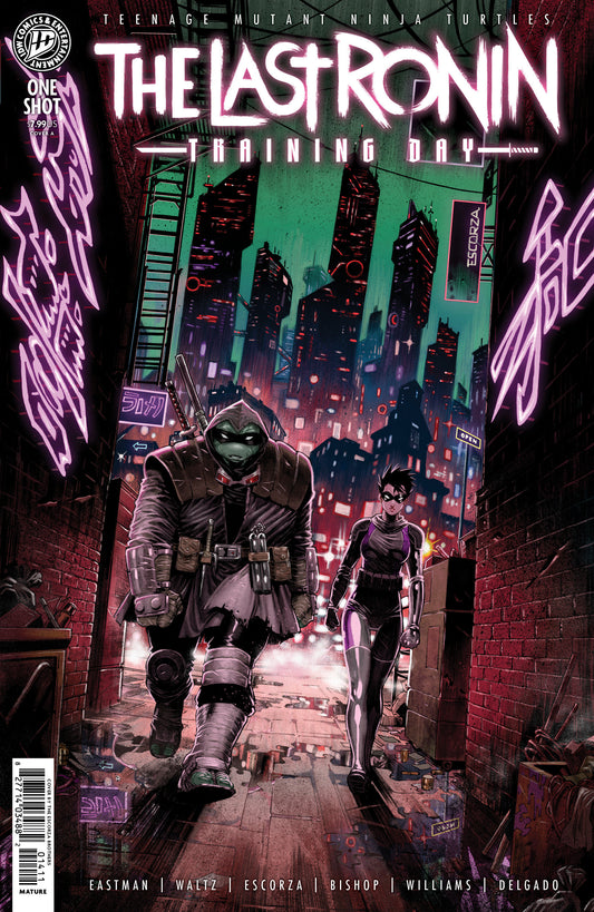 TEENAGE MUTANT NINJA TURTLES: THE LAST RONIN TRAINING DAY COVER A (ESCORZAÂ BROT