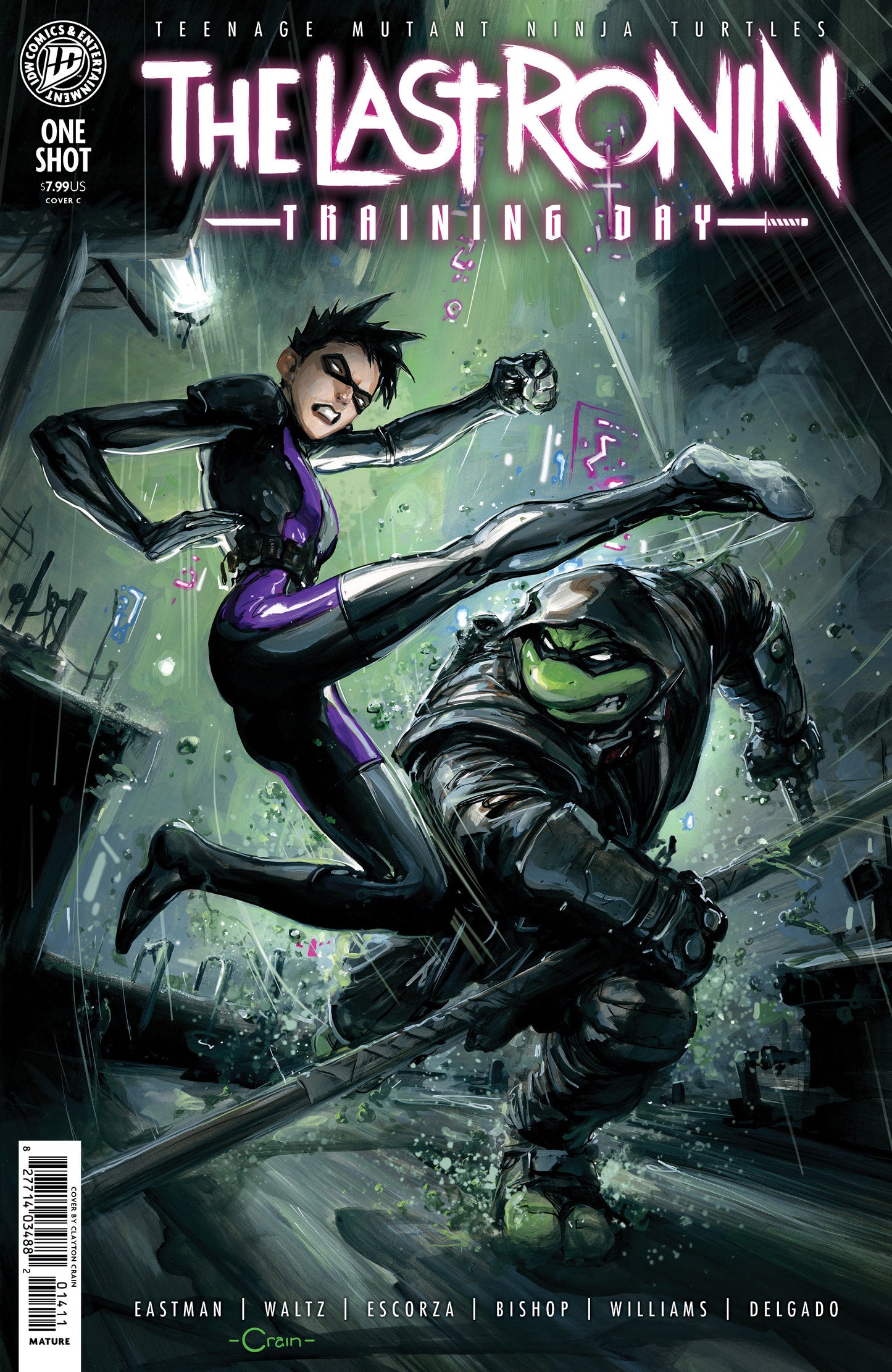 TEENAGE MUTANT NINJA TURTLES: THE LAST RONIN TRAINING DAY VARIANT C (CRAIN)