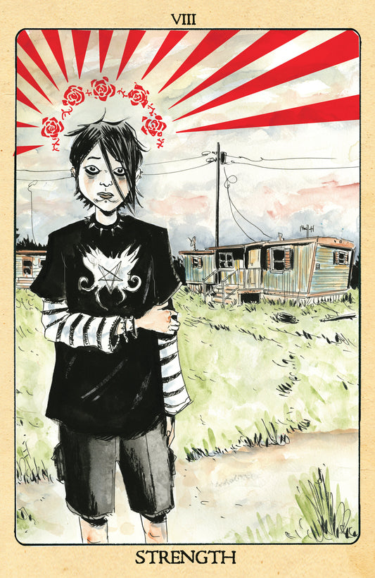 MINOR ARCANA #8 D 1:10 VARIANT EDITION TAROT CARD VARIANT (FULL ART, LEMIRE)