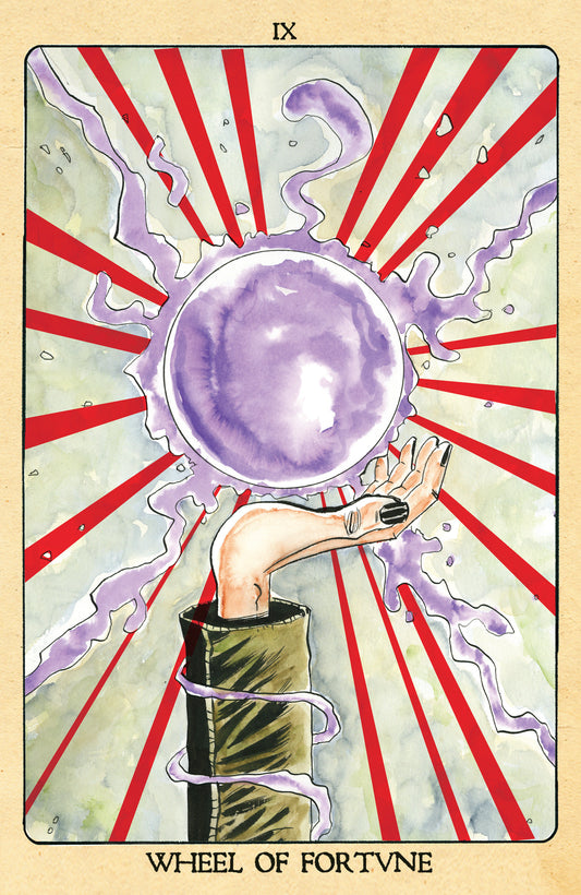 MINOR ARCANA #9 D 1:10 VARIANT EDITION TAROT CARD VARIANT (FULL ART, LEMIRE)