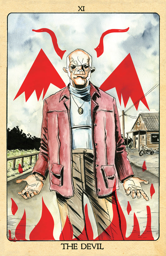 MINOR ARCANA #11 C 1:10 VARIANT EDITION TAROT CARD VARIANT (FULL ART, LEMIRE)