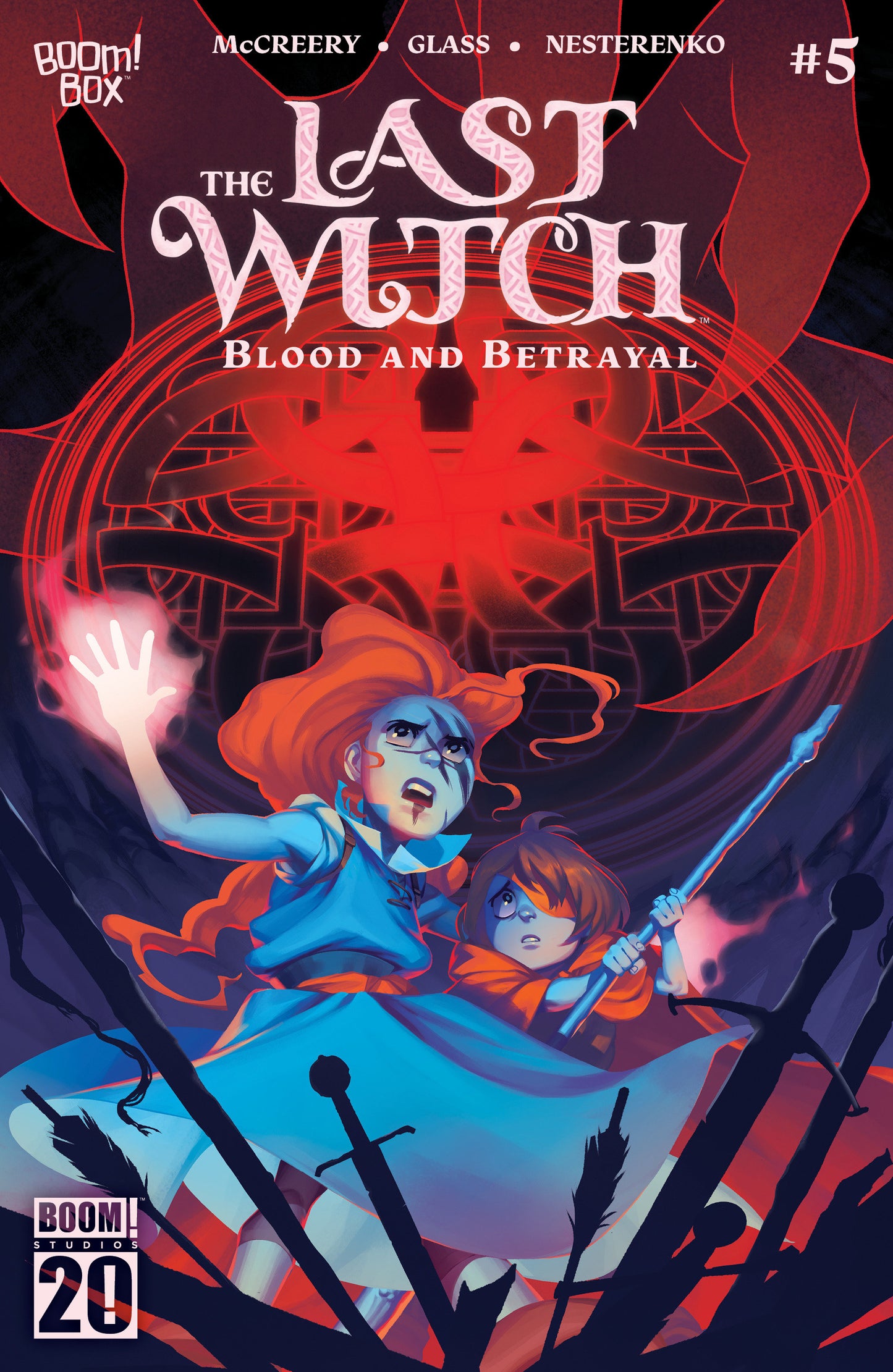 THE LAST WITCH: BLOOD & BETRAYAL #5 A MAIN (DRESSED, GLASS)