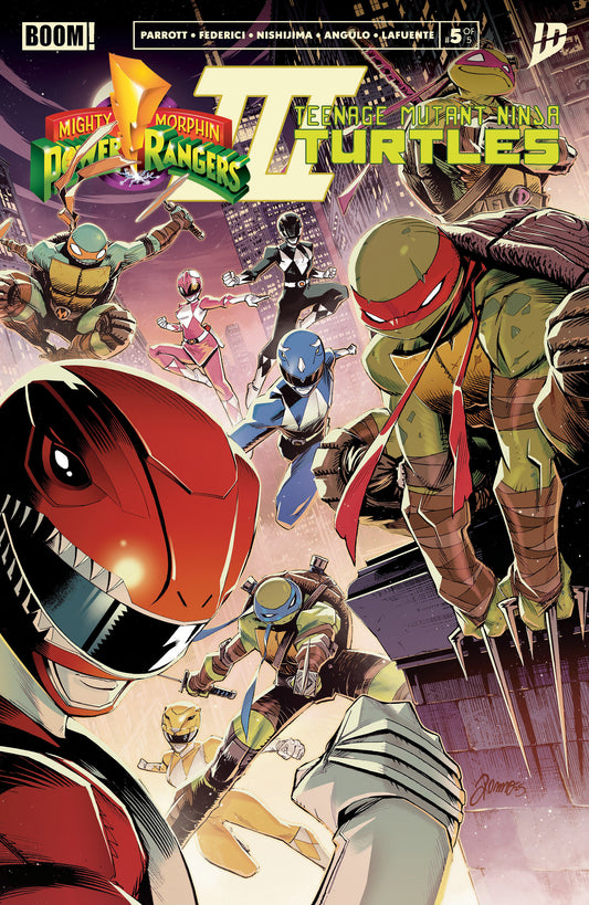 MIGHTY MORPHIN POWER RANGERS/TEENAGE MUTANT NINJA TURTLES III #5 COVER A