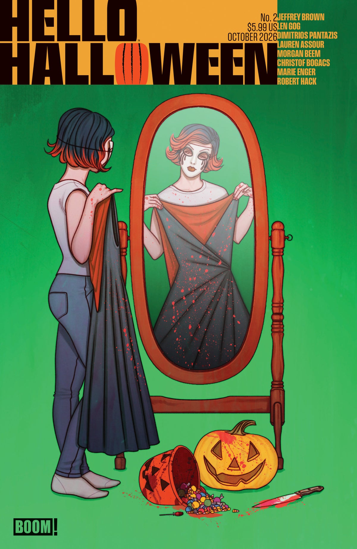 HELLO HALLOWEEN #2 B VARIANT (DRESSED, FRISON) (Boom! Entertainment 2026) Comic