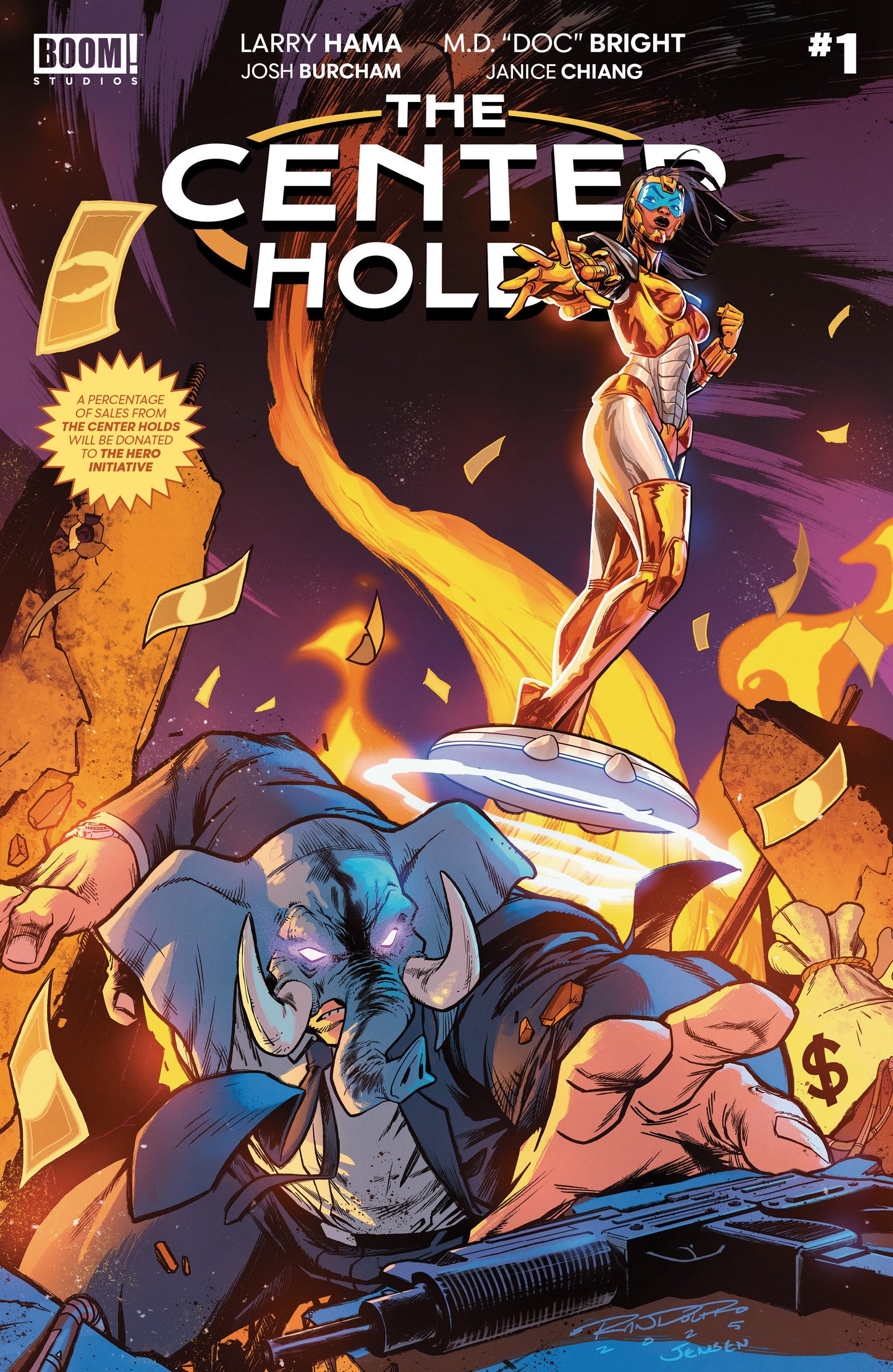 THE CENTER HOLDS #1 B VARIANT (DRESSED, RANDOLPH) (2026) Comic