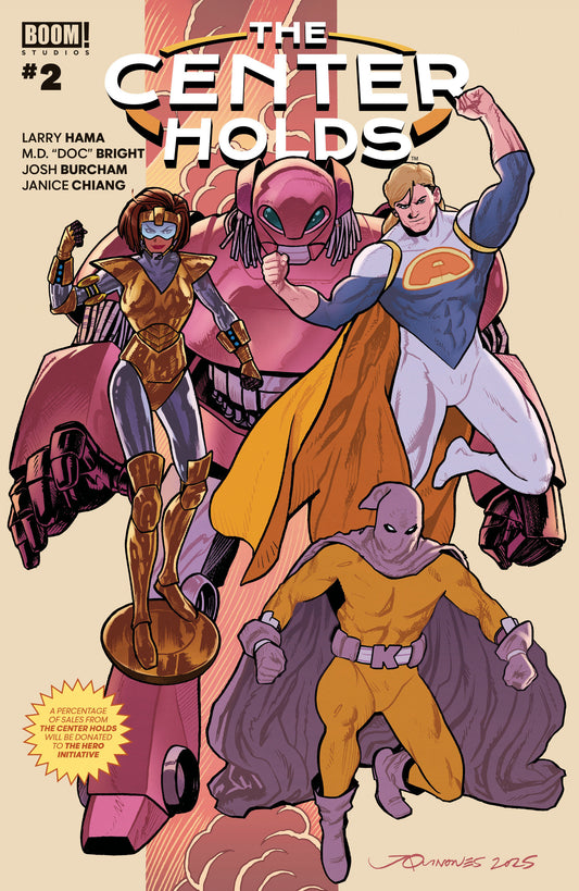 THE CENTER HOLDS #2 A MAIN (DRESSED, QUINONES) (Boom! Entertainment 2026) Comic