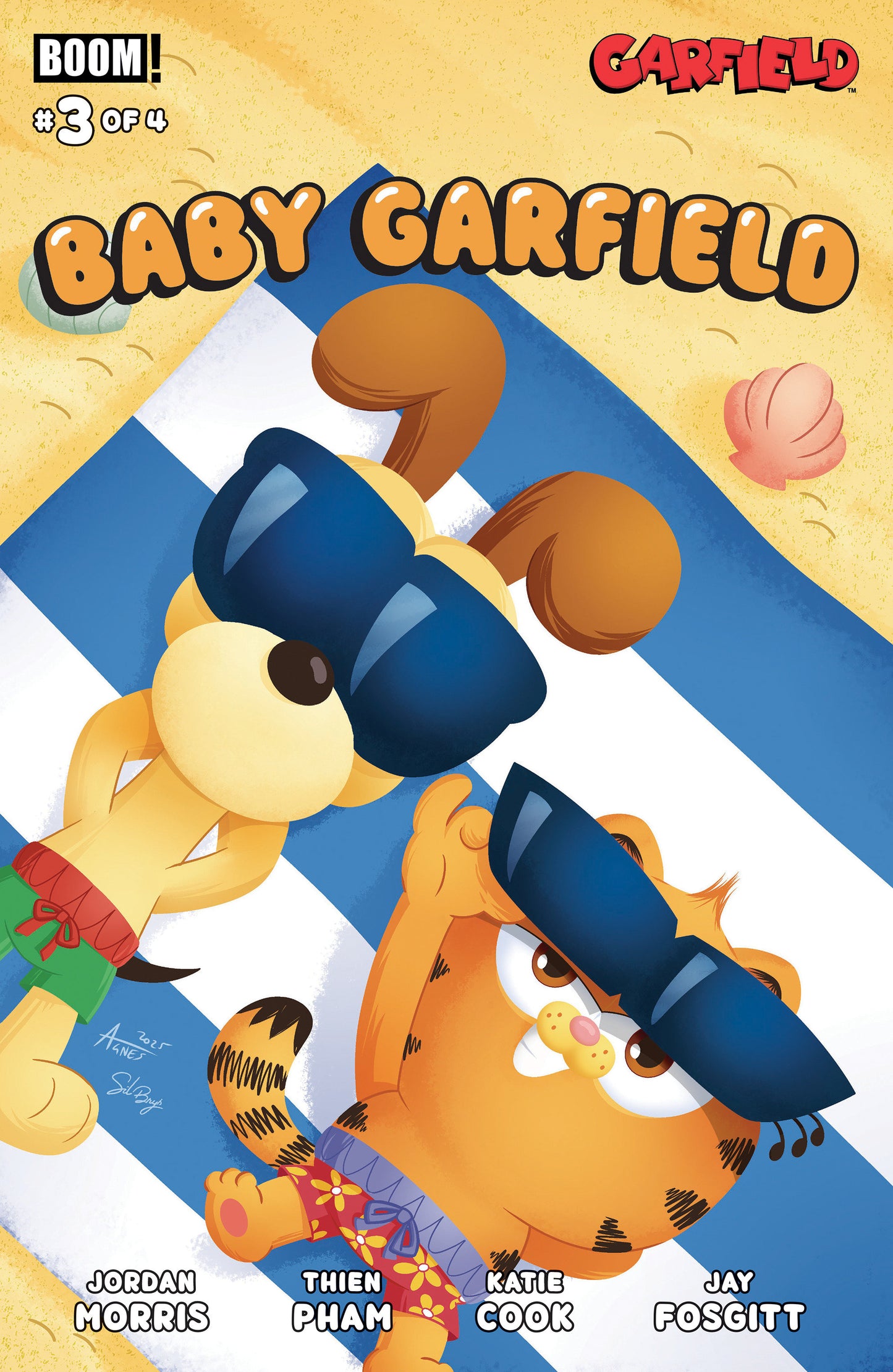 BABY GARFIELD #3 A MAIN (DRESSED, GARBOWSKA) (Boom! Entertainment 2026) Comic