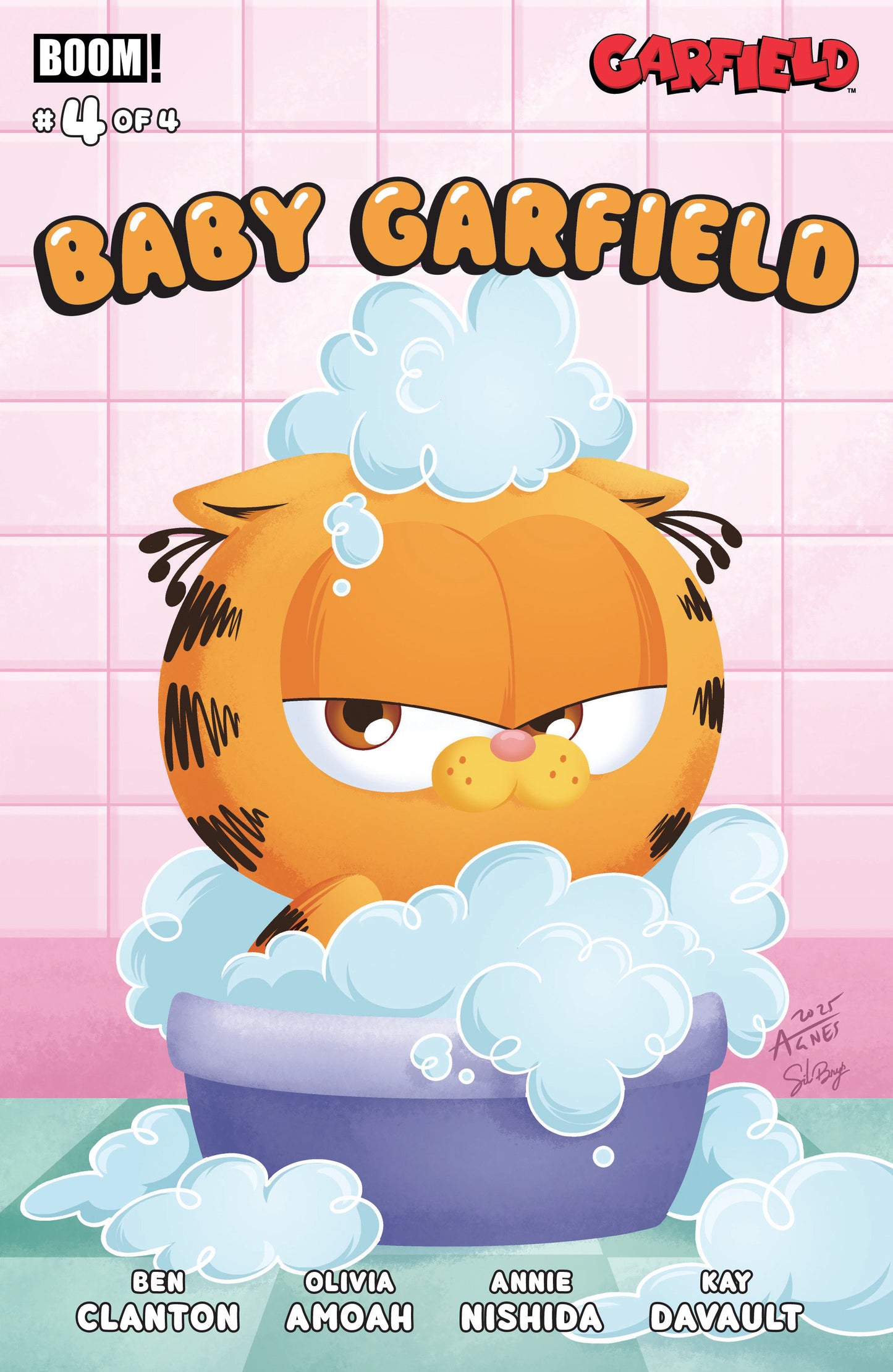 BABY GARFIELD #4 A MAIN (DRESSED, GARBOWSKA) (Boom! Entertainment 2026) Comic
