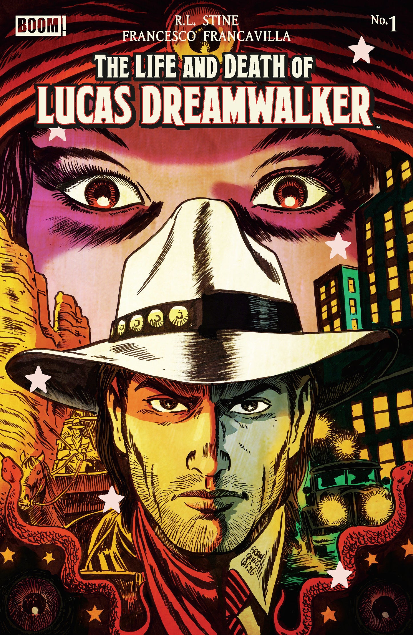THE LIFE AND DEATH OF LUCAS DREAMWALKER #1 A MAIN (DRESSED, FRANCAVILLA)