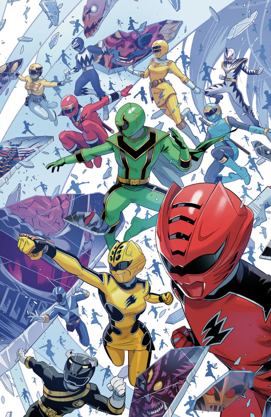 POWER RANGERS UNLIMITED #1 C EVERY RANGER EVER CARDSTOCK CONNECTING VARIANT (FUL