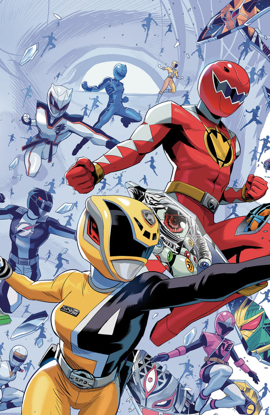 POWER RANGERS UNLIMITED #3 C EVERY RANGER EVER CARD STOCK CONNECTING VARIANT