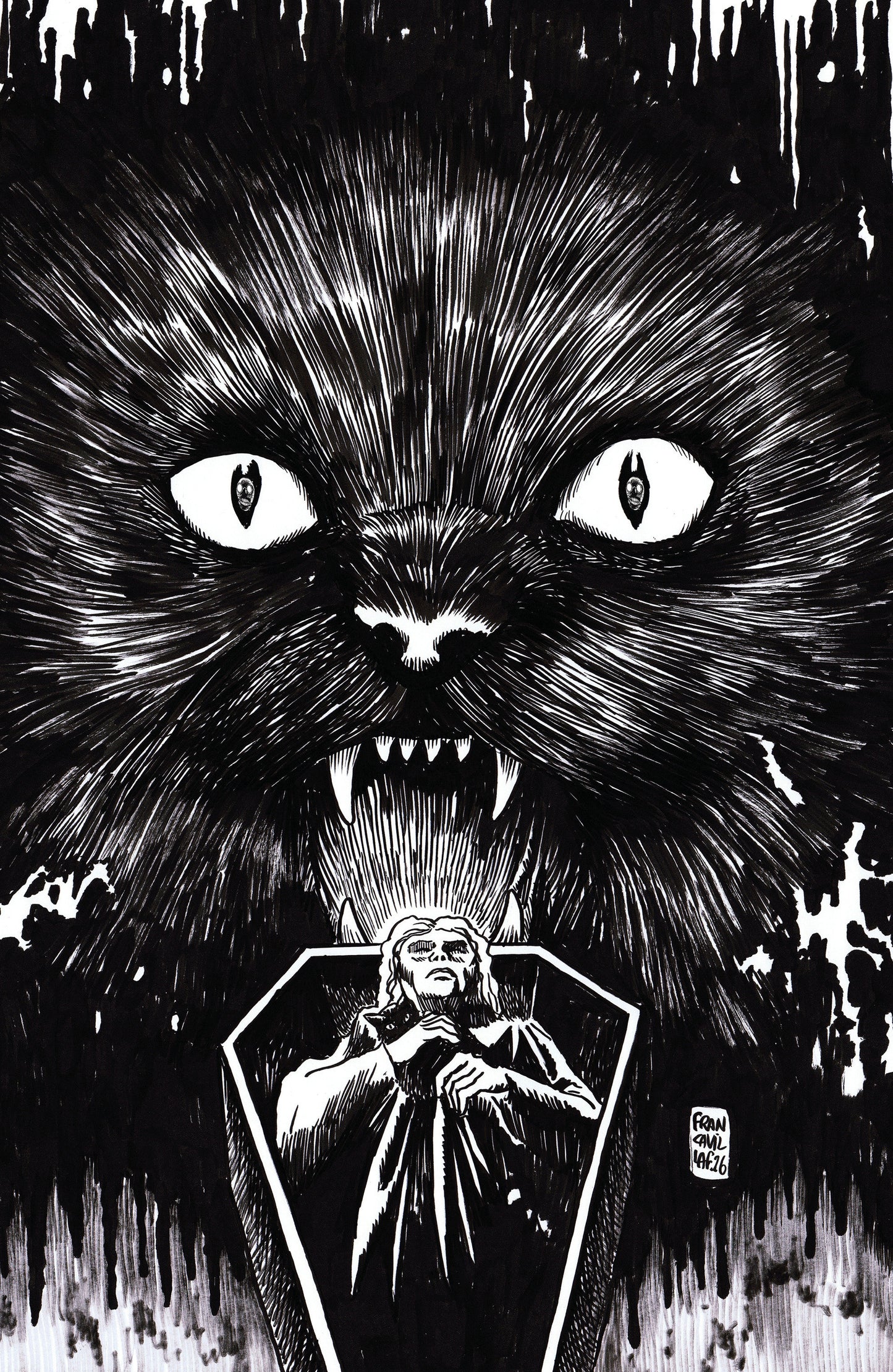 STUFF OF NIGHTMARES: THE CAT IN THE COFFIN #1 I UNLIMITED VARIANT