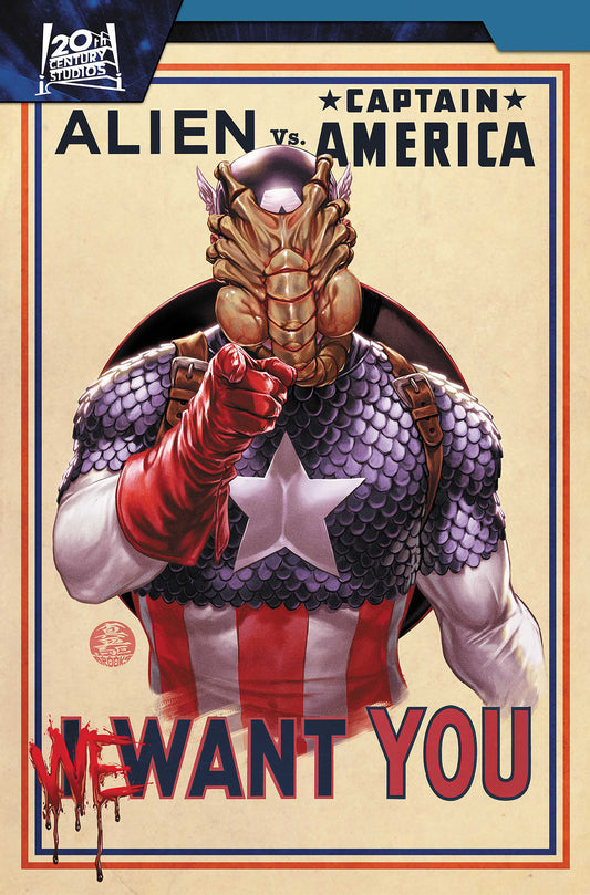 ALIEN VS. CAPTAIN AMERICA TRADE PAPERBACK