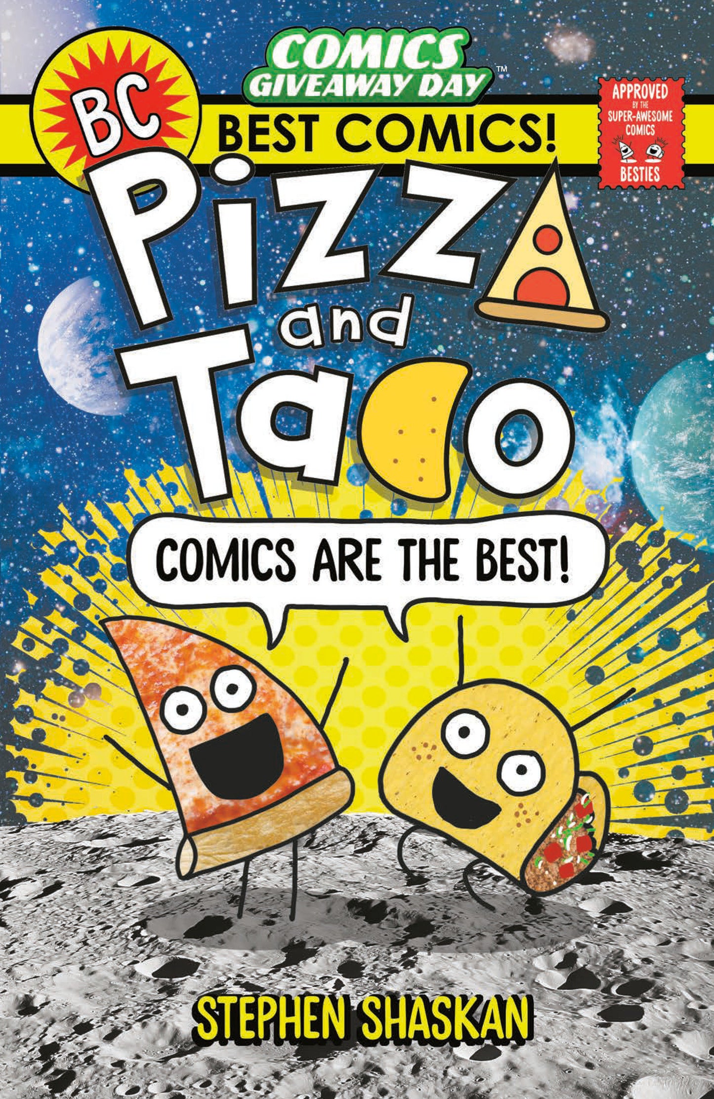 FREE COMIC BOOK DAY / COMICS GIVEAWAY DAY 2026 PIZZA AND TACO