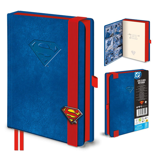 DC COMICS SUPERMAN LUXE SLIDER A5 NOTEBOOK