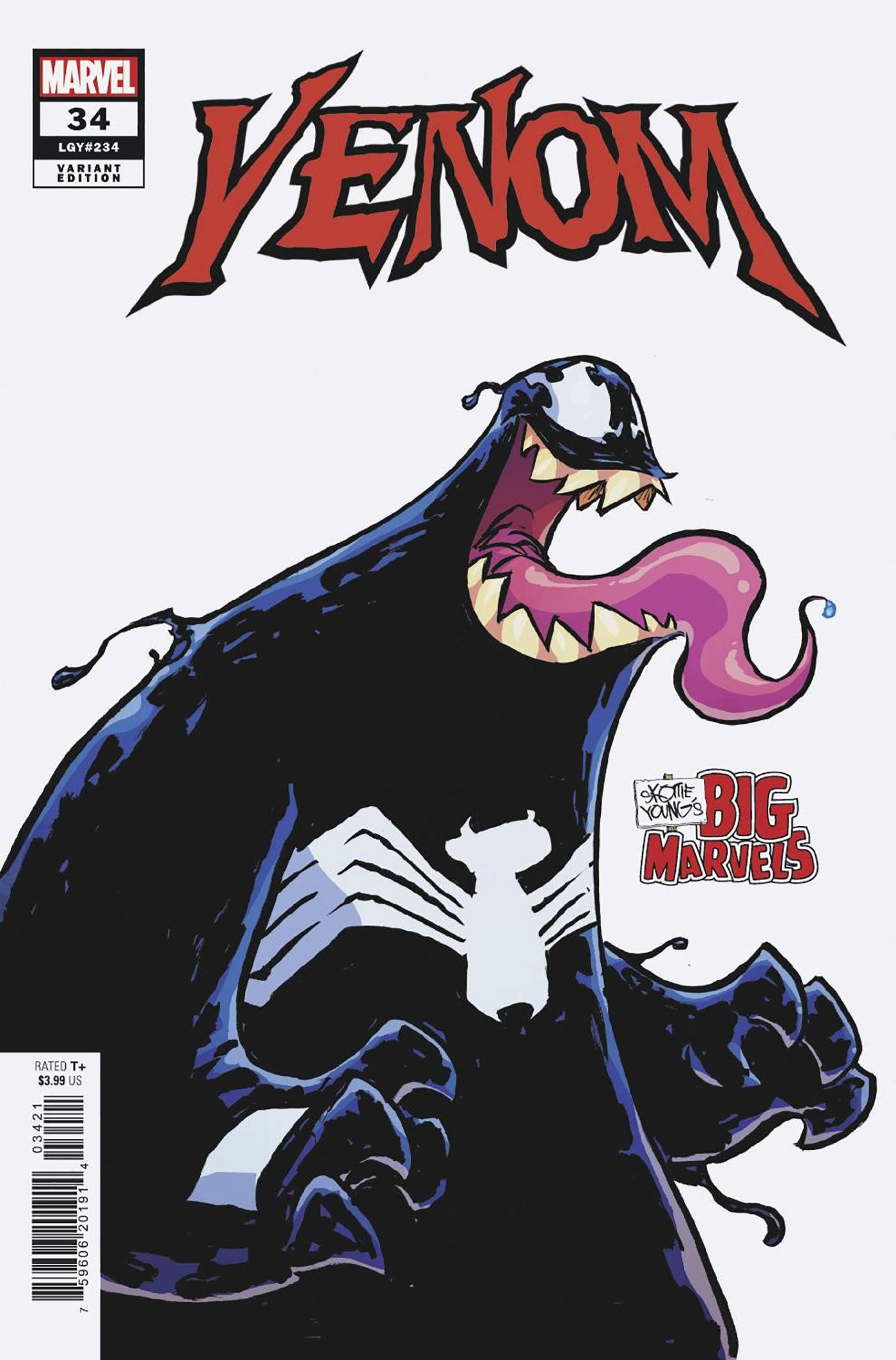 VENOM #34 SKOTTIE YOUNG BIG MARVEL VARIANT