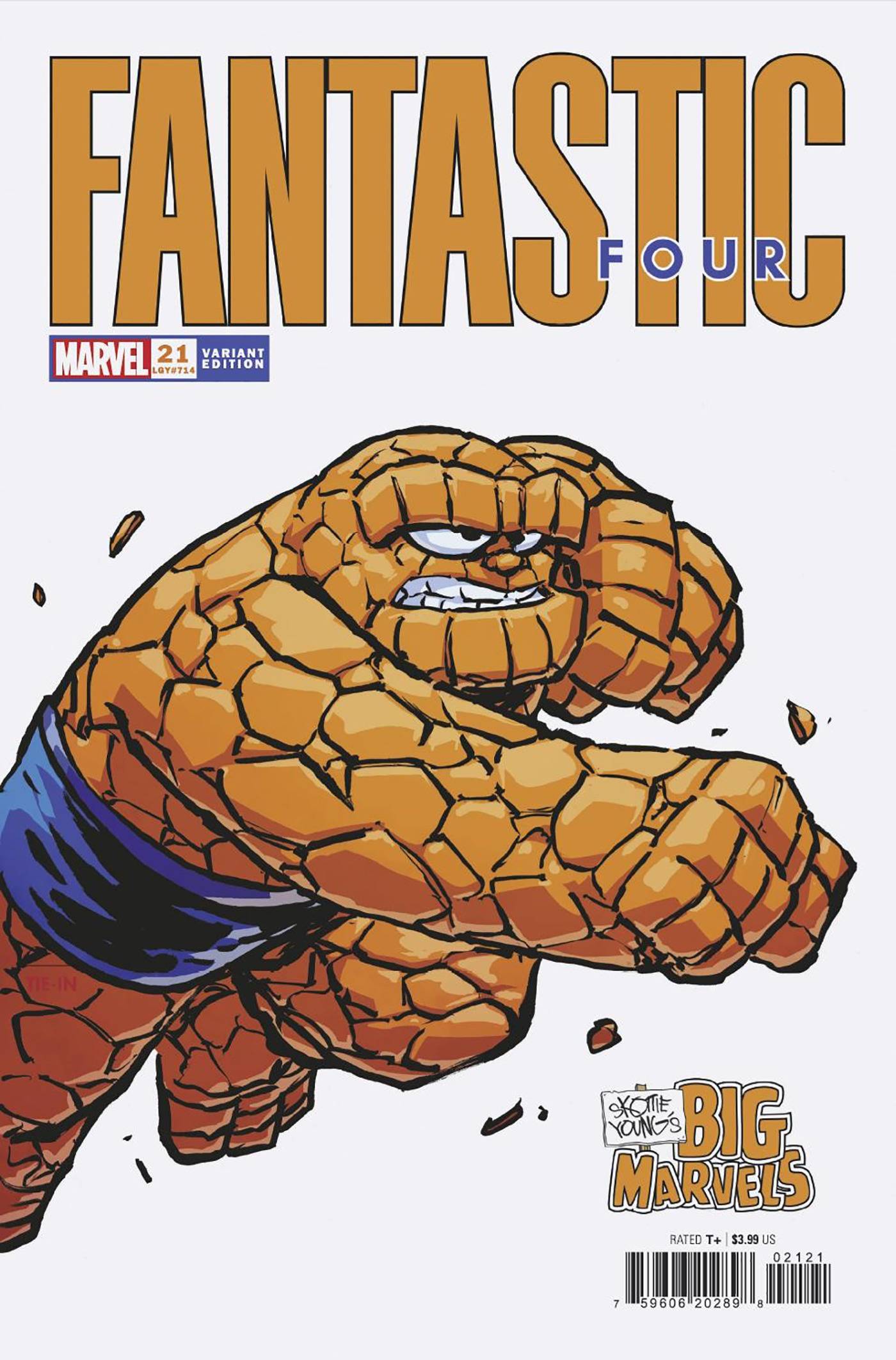 FANTASTIC FOUR #21 SKOTTIE YOUNG BIG MARVEL VARIANT