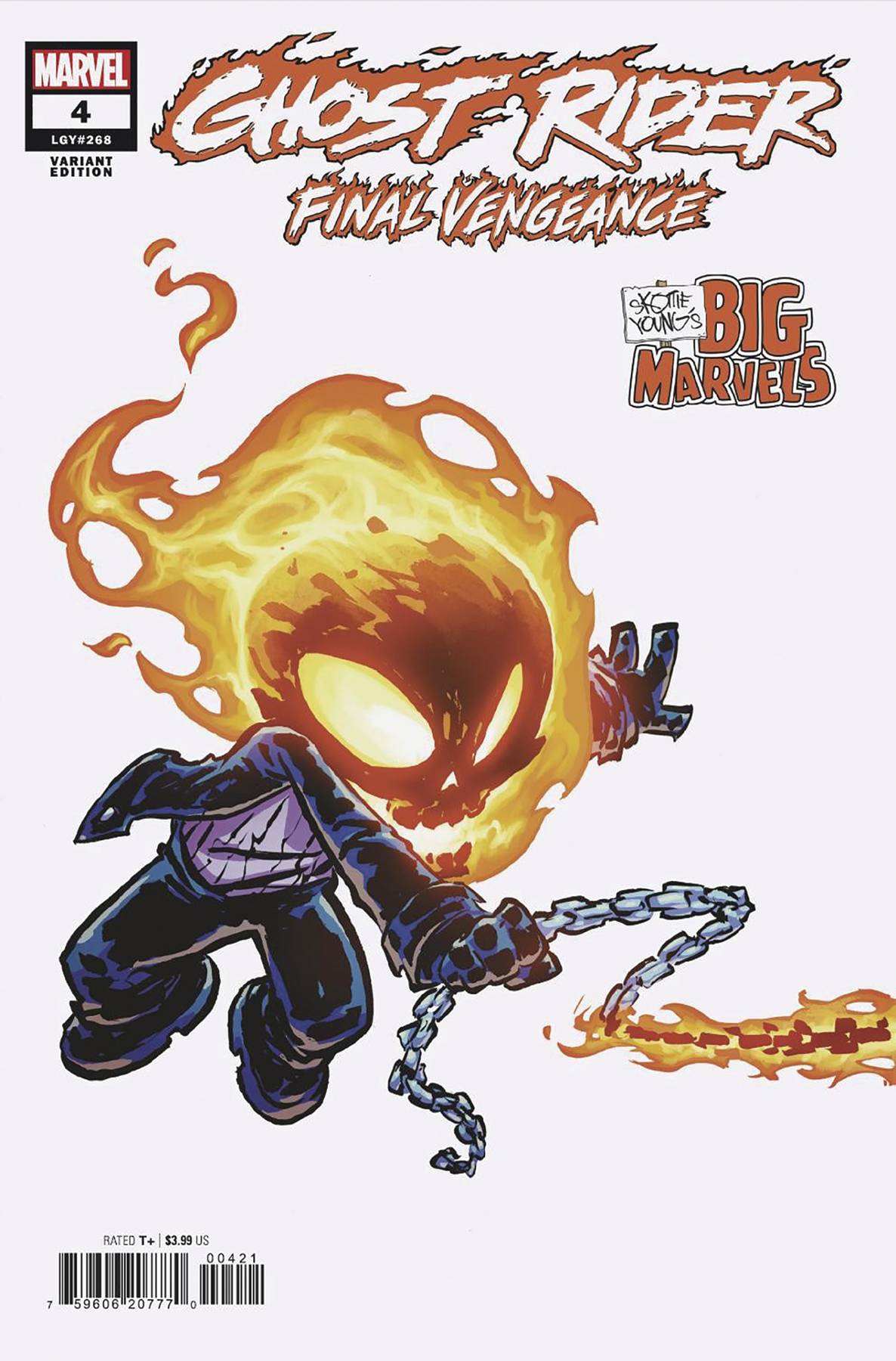 GHOST RIDER FINAL VENGEANCE #4 YOUNG BIG MARVEL VARIANT