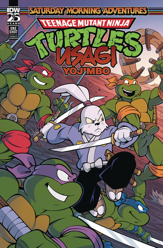 TMNT USAGI YOJIMBO SATURDAY MORNING ADV #1 COVER A LAWRENCE