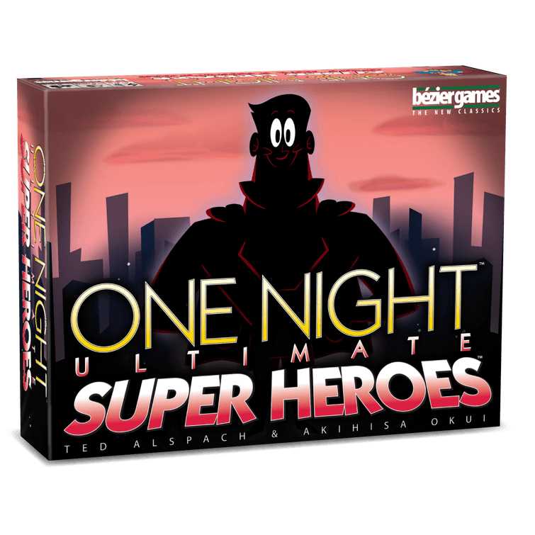 ONE NIGHT ULTIMATE SUPER HEROES CARD GAME