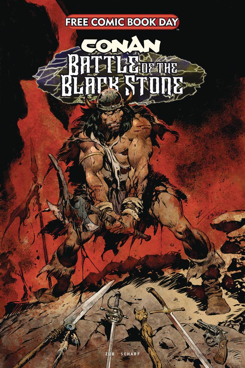 FCBD 2024 CONAN BARBARIAN BATTLE BLACK STONE (MR)